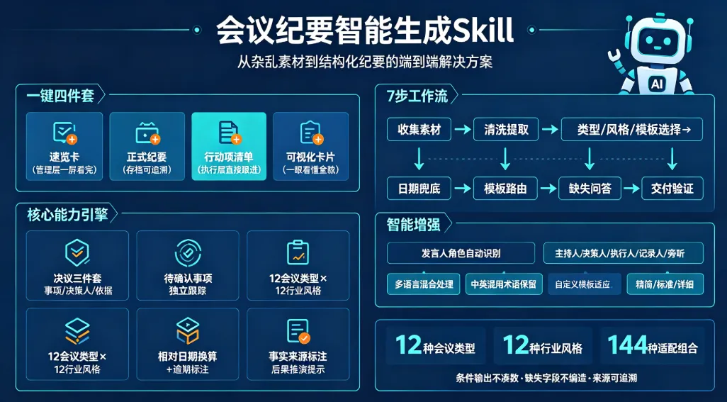 纪要可视化Skill 封面